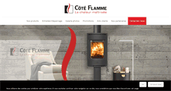 Desktop Screenshot of coteflamme.fr